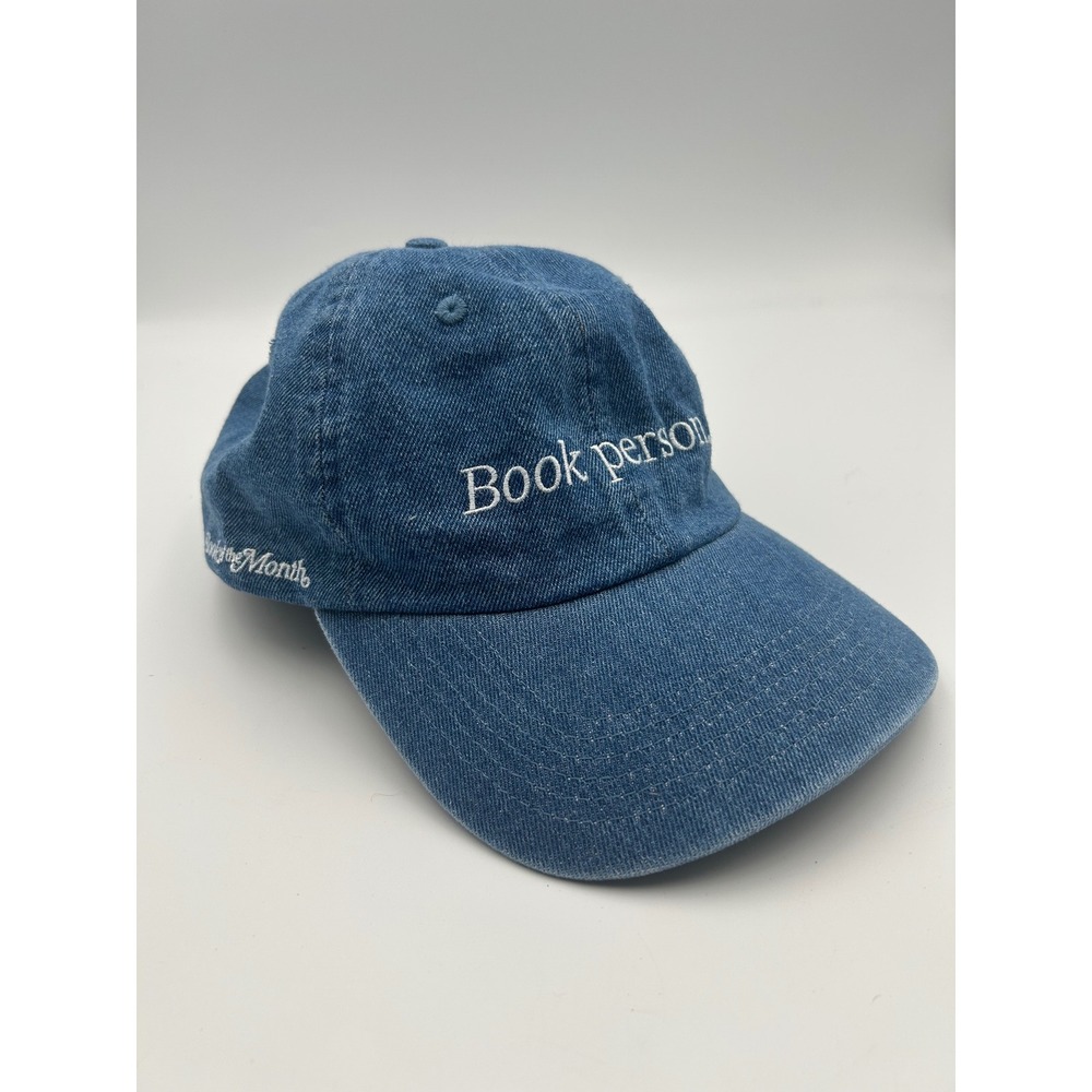 Book of the Month Book Person Blue Denim Dad Hat Adjustable Baseball Cap B1142